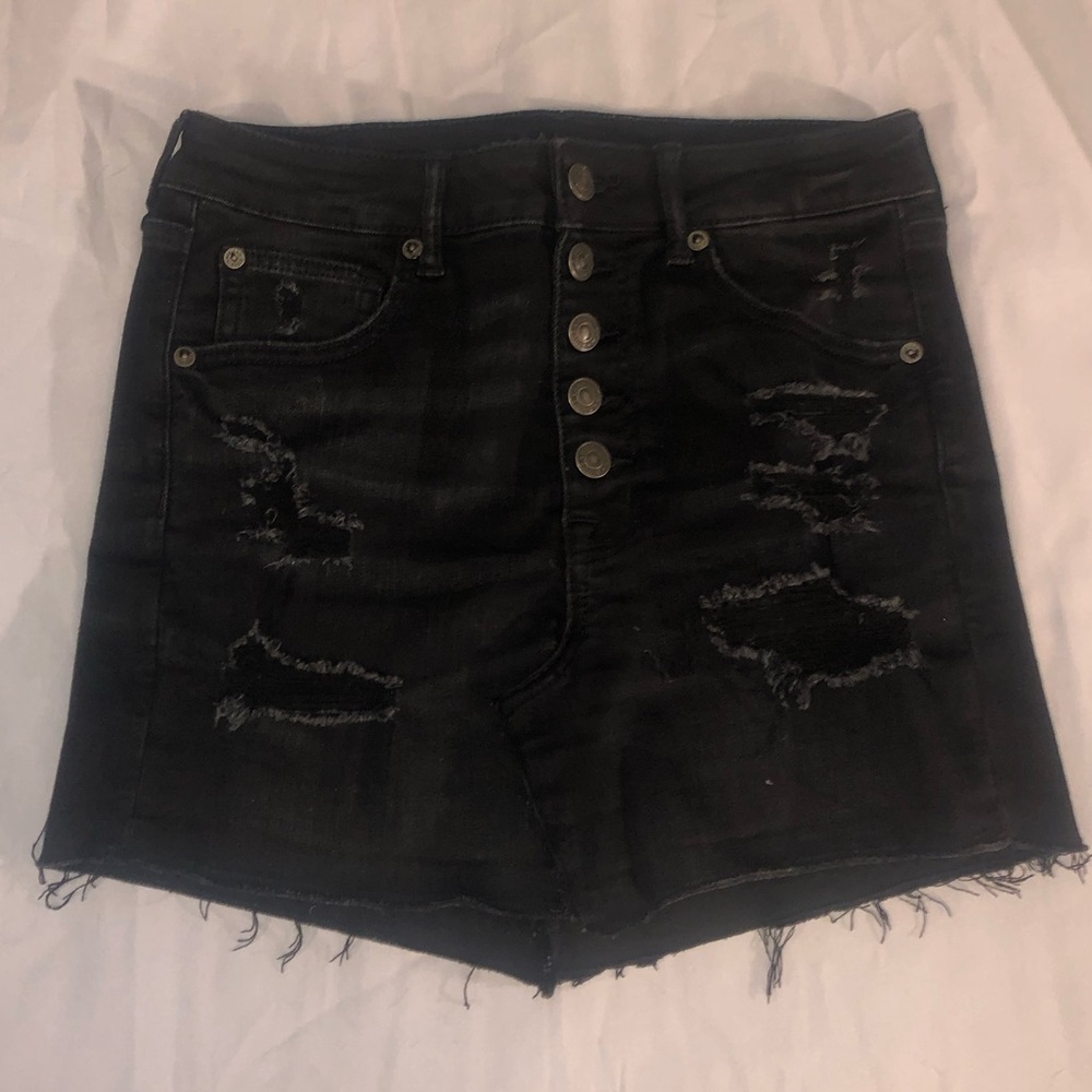 American Eagle Outfitters Black Denim Skirt